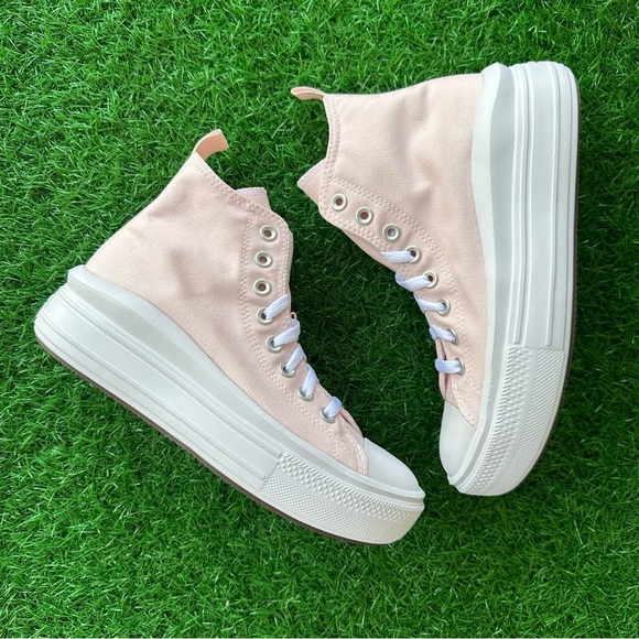 Converse Chuck Taylor All Star Move Hi Decade Pink - Picture 5 of 8